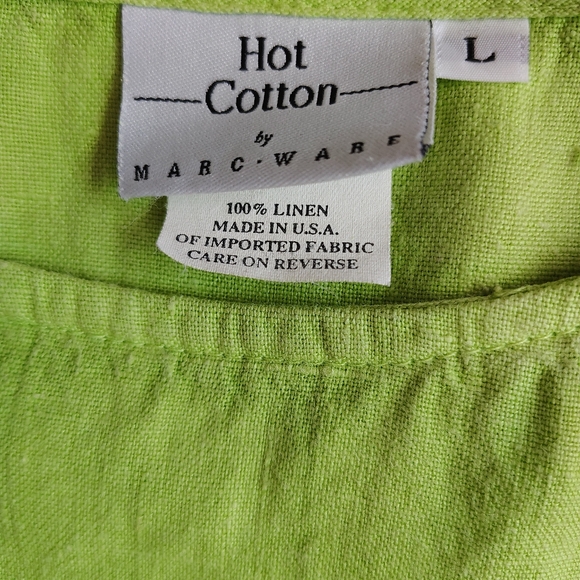 Hot Cotton by Marc Ware Linen Top - Picture 5 of 6